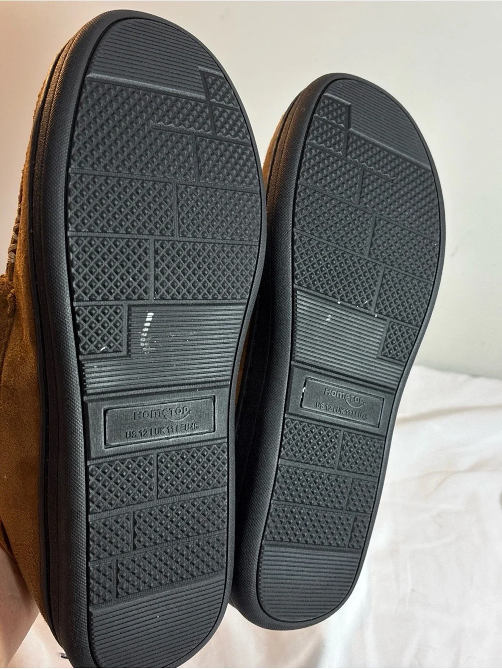 Home Top New!! Men's Suede Slip-On Moccasin Loafers in Brown. 8/5
